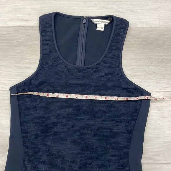 Dianne Von Furstenberg Teyla Navy Blue Midi Dress - Picture 14 of 14